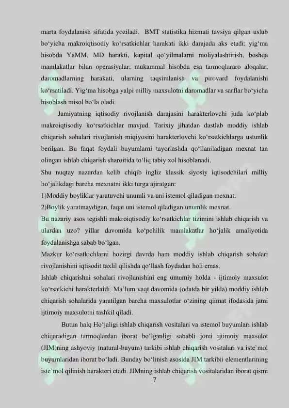 Mustaqillik yillarda O'zbekiston Respublikasi rivojlanishi 7
