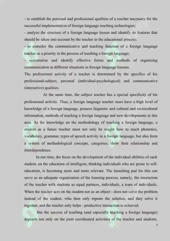 THE ROLE OF TEACHER SELF-EFFICACY IN ENGLISH LANGUAGE TEACHING IN UZBEKISTAN 5