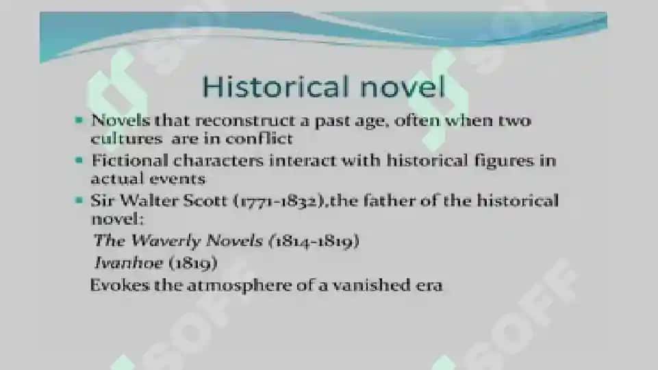 The types of novel in America literature 2