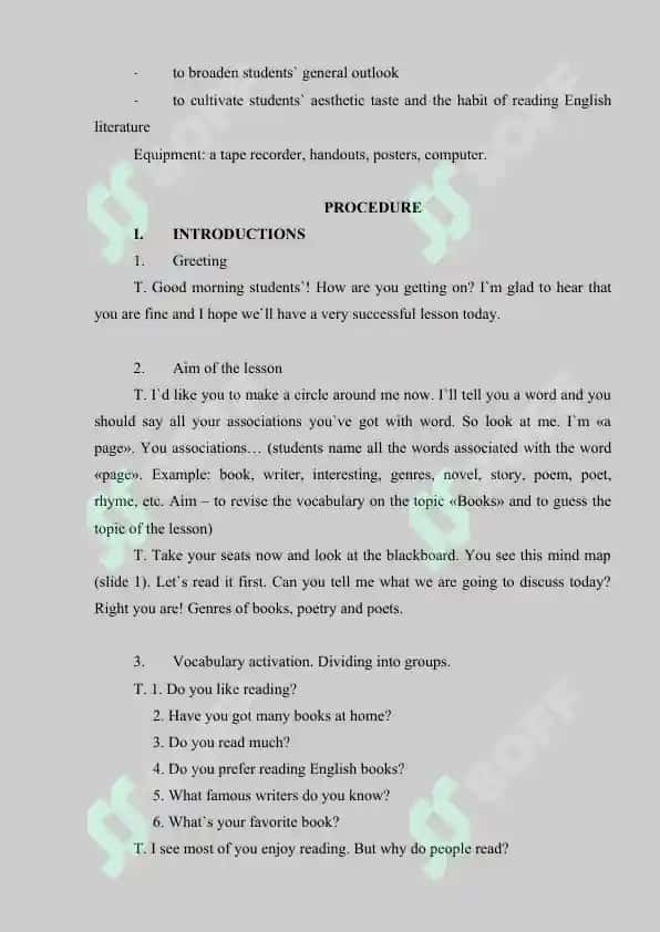 THE LITERATURE GENRES 3