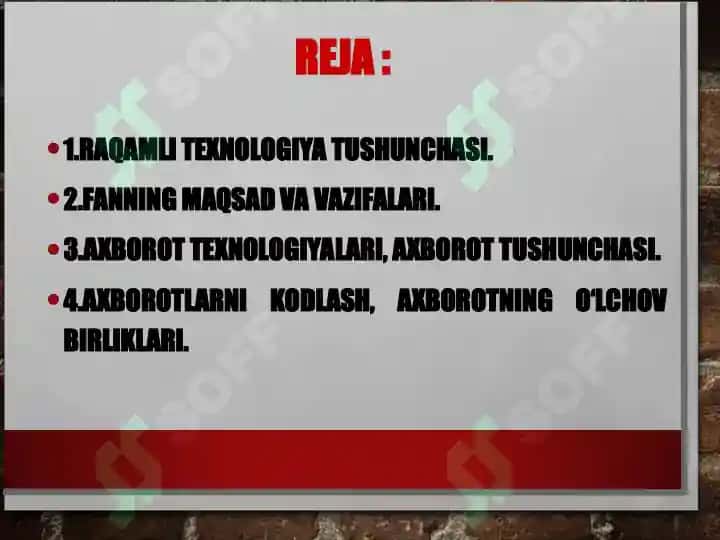 Axborot texnologiyalarini kasbiy faoliyatda qo‘llash fanining predmeti, maqsadi va vazifalari 2