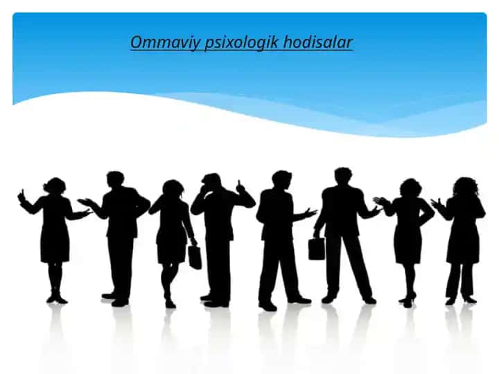 Ommaviy psixologik hodisalar 1