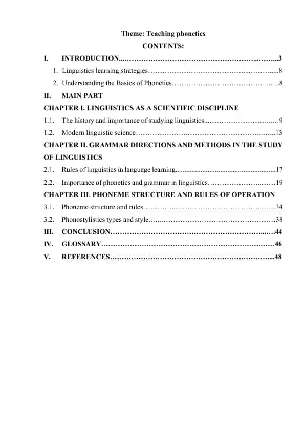 Teaching phonetics 1