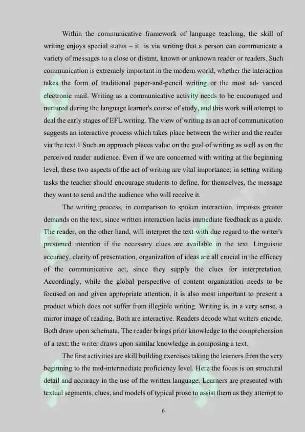 Writing skills 6