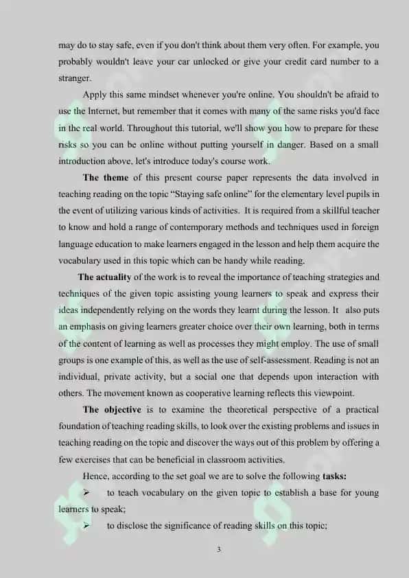 Reading skills 3