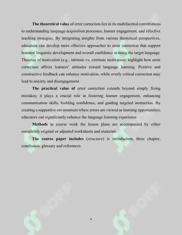 TYPES OF ERROR CORRECTION 4