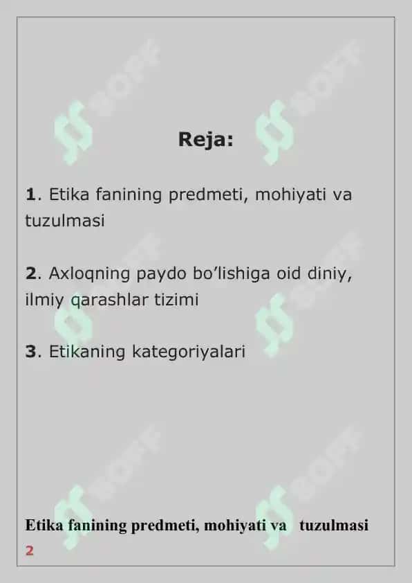 Etikaning Asosiy Kategoriyalari 2