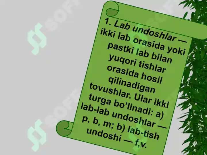 Undoshlar orfoepiyasi. 4