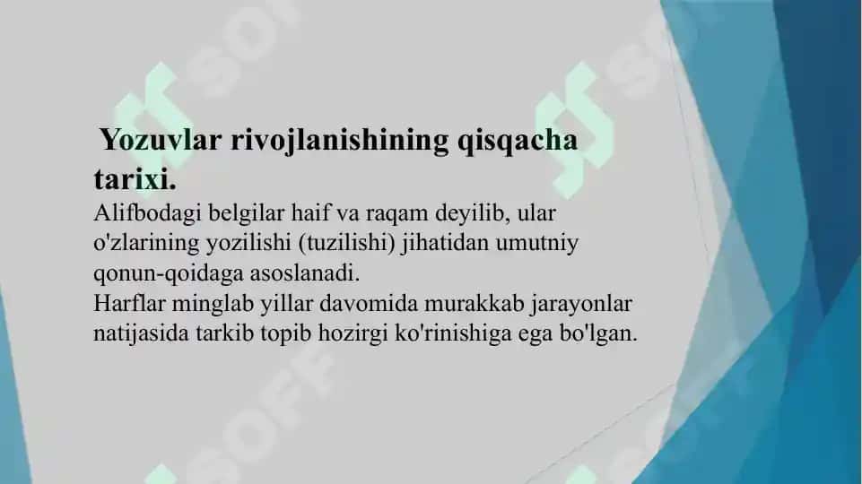 Yozuv va uning tаrixiy bosqichlаri 2