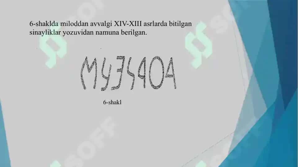 Yozuv va uning tаrixiy bosqichlаri 8