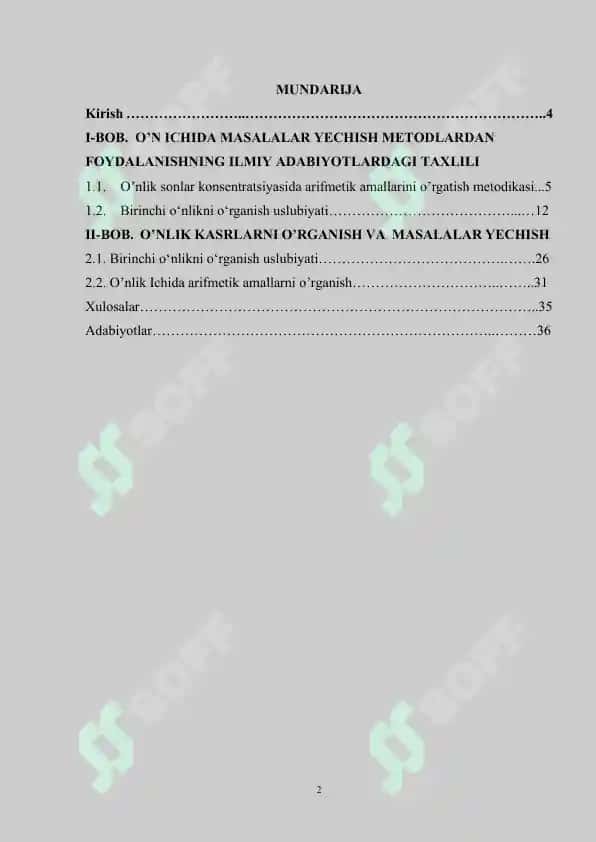 Matematika O'qitish Metodikasi Fanidan 2