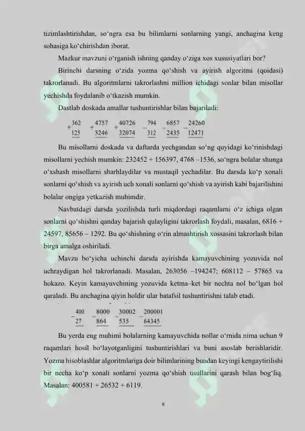 Matematika O'qitish Metodikasi Fanidan 8