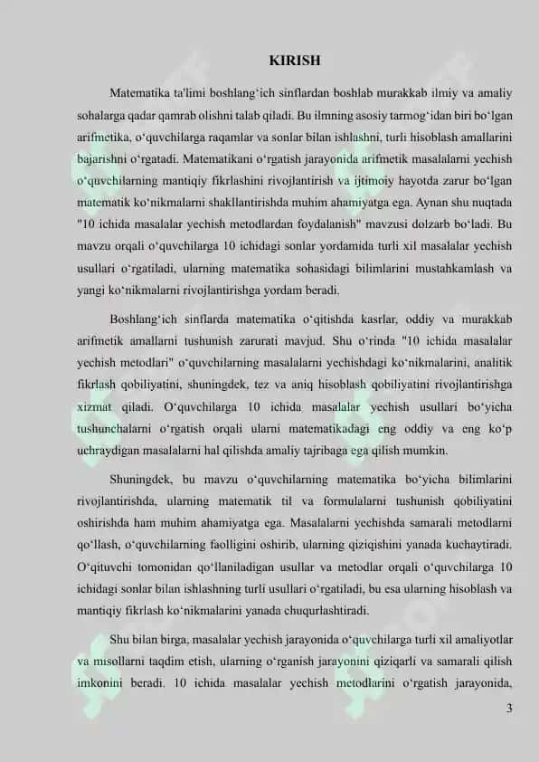 10 ichida masalalar yechish meto'dları 3