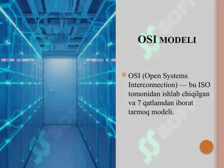 Tarmoqning funksional modeli 4