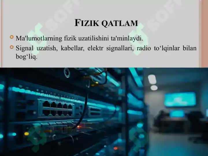 Tarmoqning funksional modeli 5