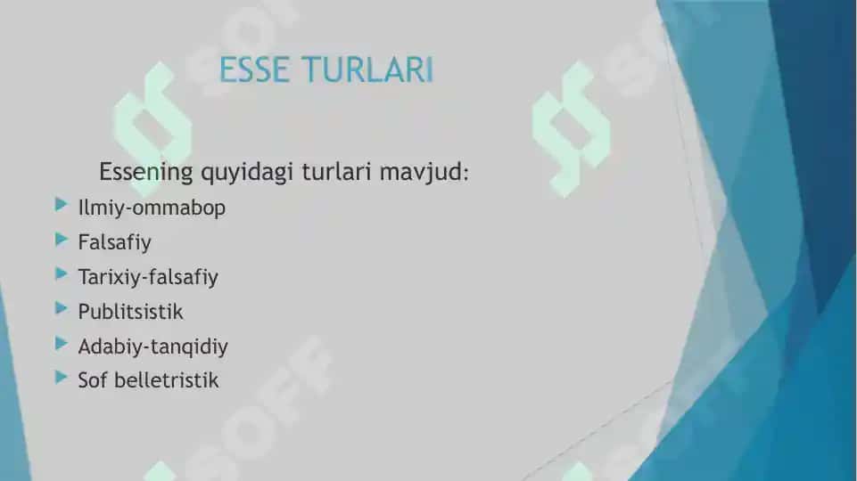 Esselar haqida 5