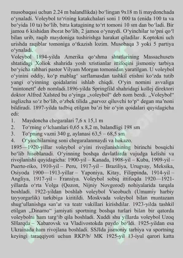 Voleybol(tarixi, qoidalari, olimpiya o‘yinlari, jahon chempionatlari) 3