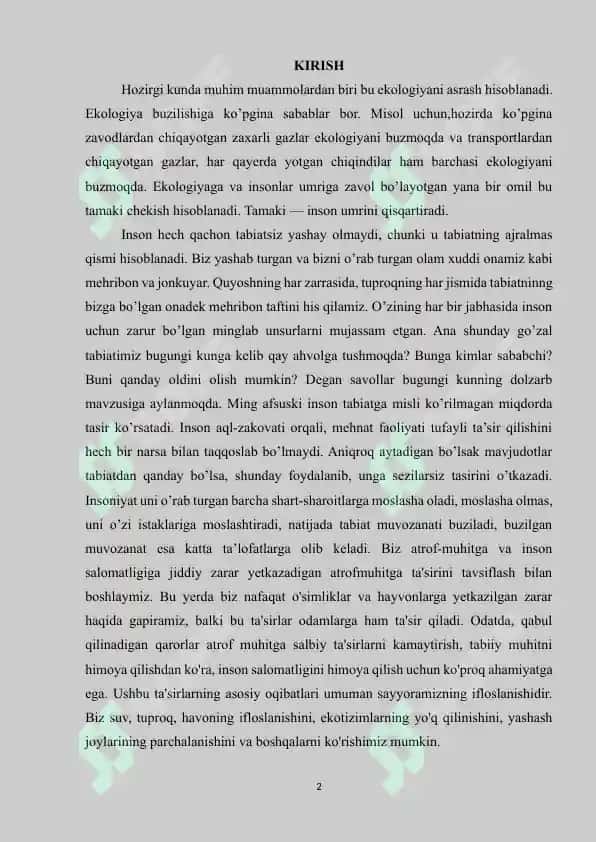Ozarbayjon Respublikasida ekologik boshqaruv va ekologik nazorat 2