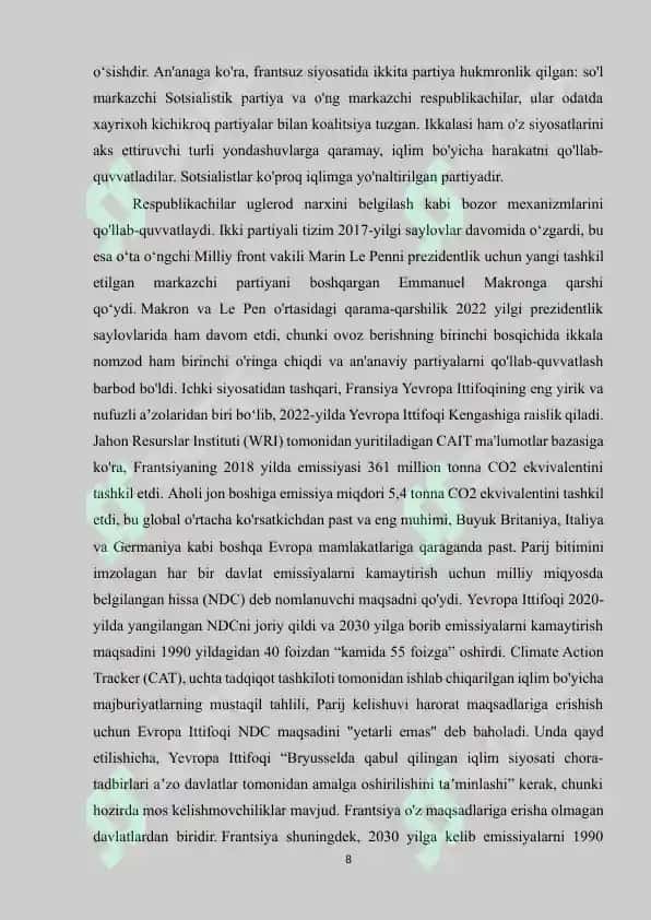 Ozarbayjon Respublikasida ekologik boshqaruv va ekologik nazorat 8