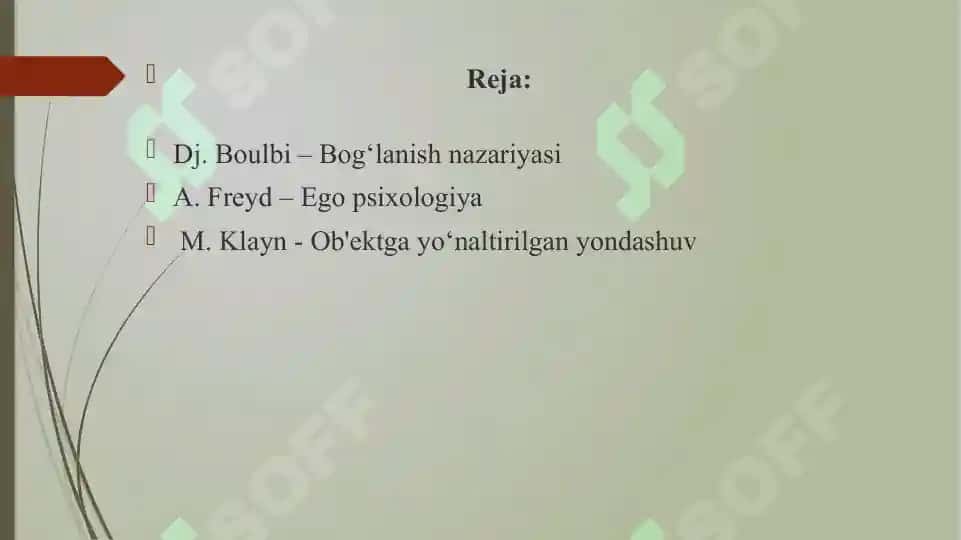 INSON PSIXIK RIVOJLANISHINI TUSHSUNTIRISHGA OID YONDASHUVLAR 2