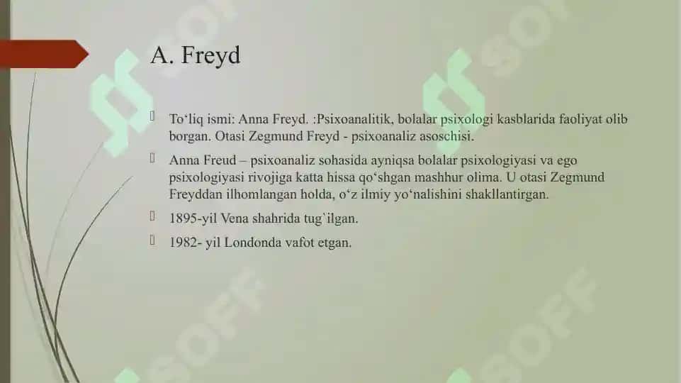 INSON PSIXIK RIVOJLANISHINI TUSHSUNTIRISHGA OID YONDASHUVLAR 7
