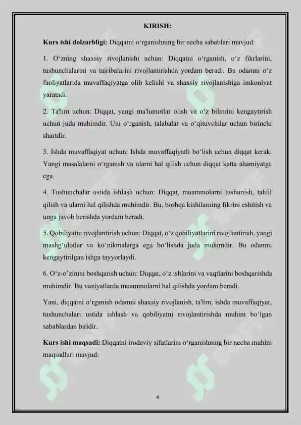 DIQQAT JARAYONING IRODAVIY SIFATLARGA BOG‘LIQLIGI 3