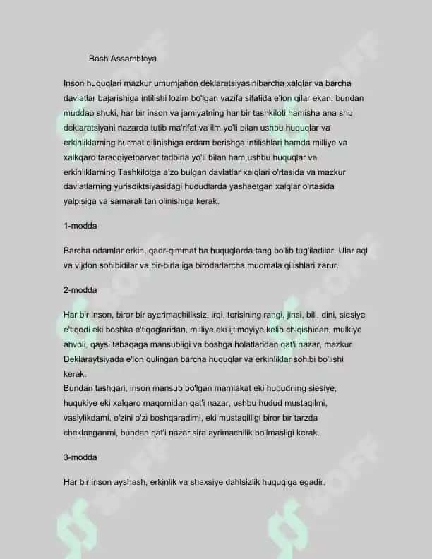 Inson huquqlari umumjahon deklaratsiyasi 2