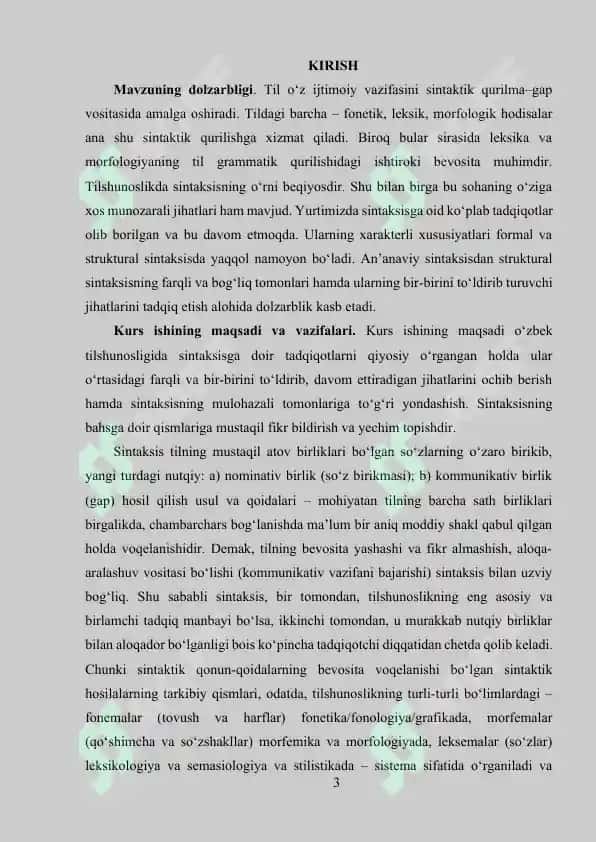 O'zbek tilshunosligida sintaktik nazariyalar 3