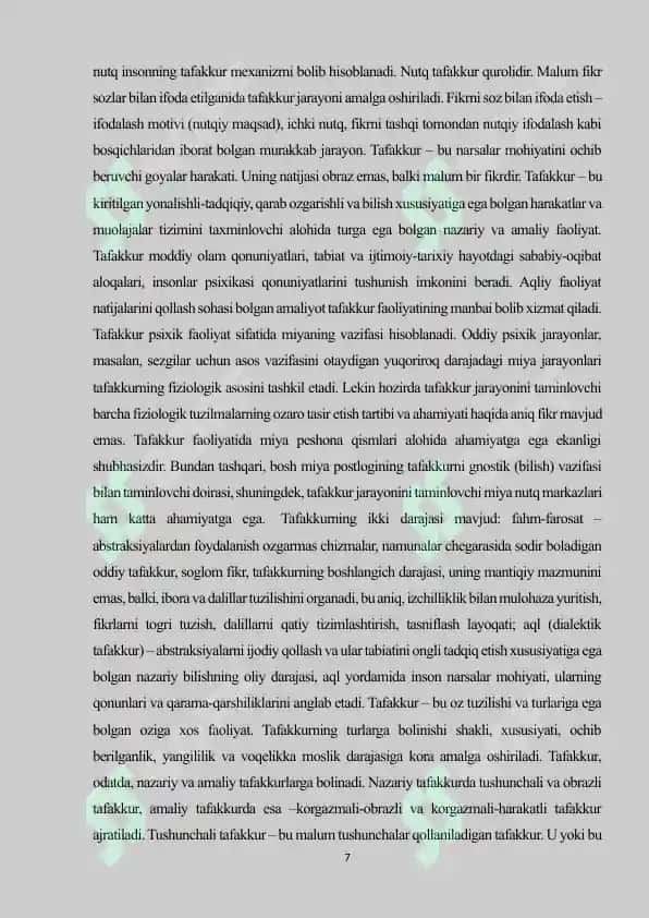 Tafakur haqida umumiy tasavvur 7