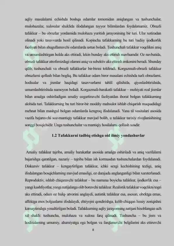 Tafakur haqida umumiy tasavvur 8