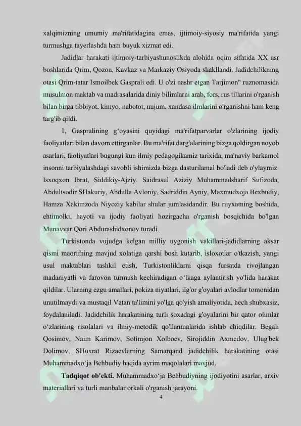 Turkistonda jadidchilik faoliyati Samarqand misolida 4
