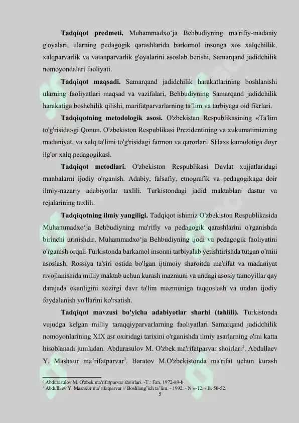 Turkistonda jadidchilik faoliyati Samarqand misolida 5