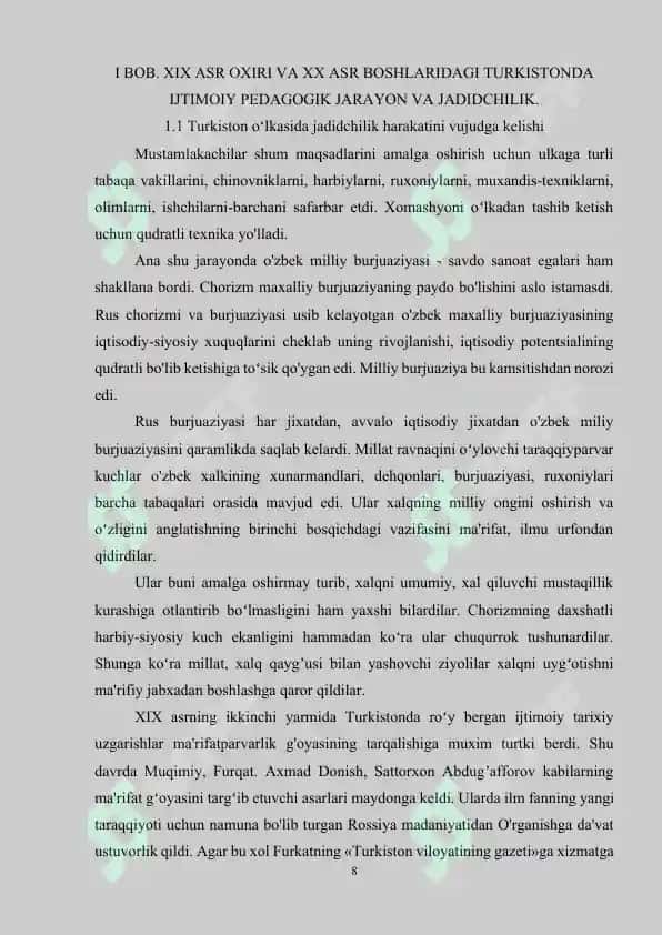 Turkistonda jadidchilik faoliyati Samarqand misolida 8