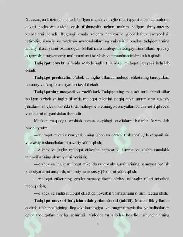 TURLI TIZIMLI TILLARDA MULOQOT ETIKETI TAHLILI 4