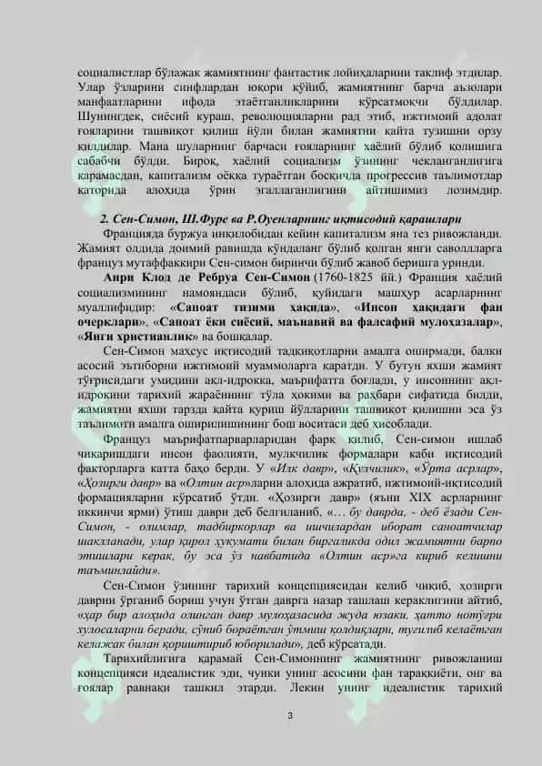 XIX asrdagi Utopik Sotsializm 3