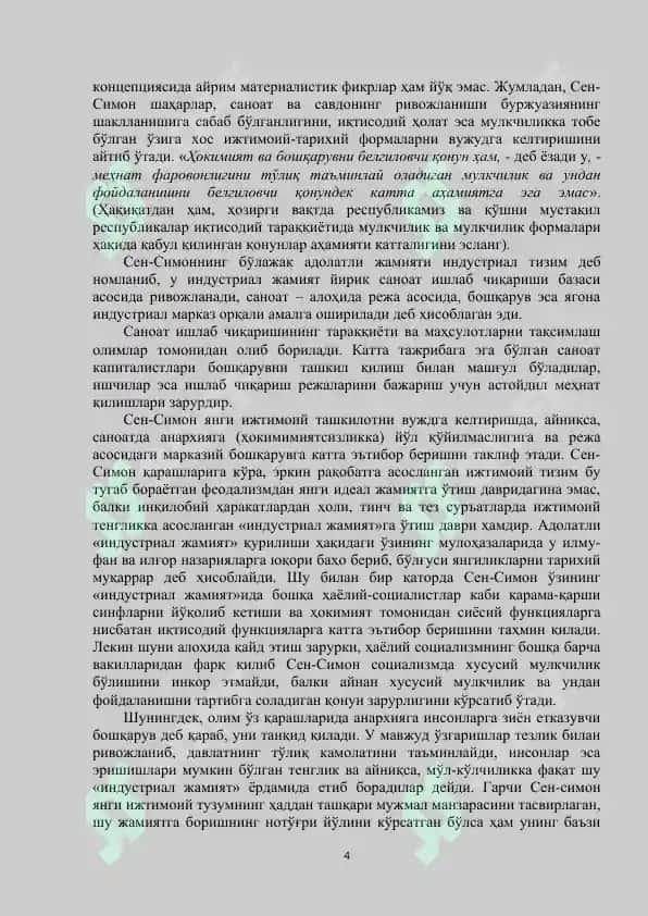 XIX asrdagi Utopik Sotsializm 4