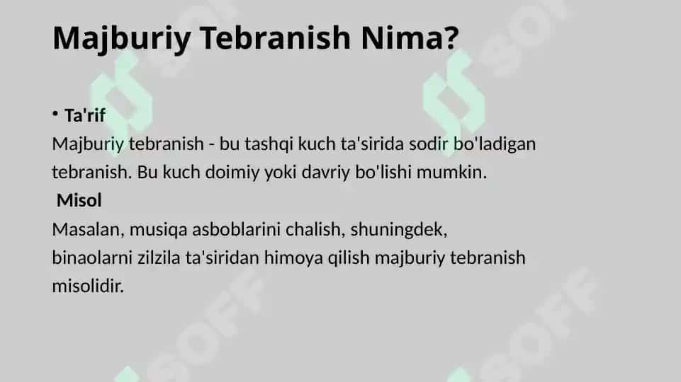 Majburiy Tebranish 3