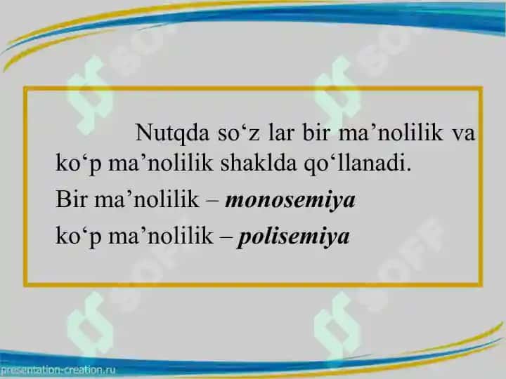 O‘zbek tilining leksik qatlami 4