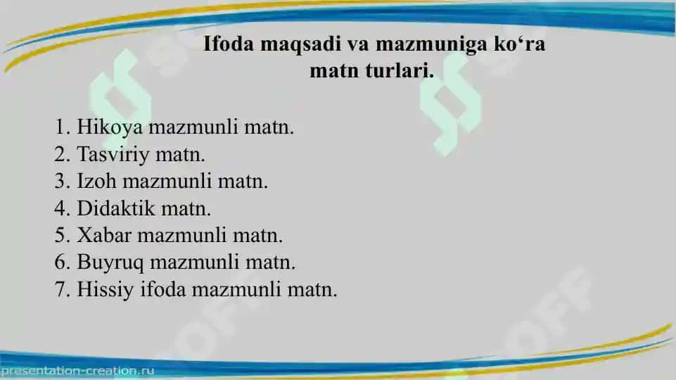 Matn va uning turlari 4