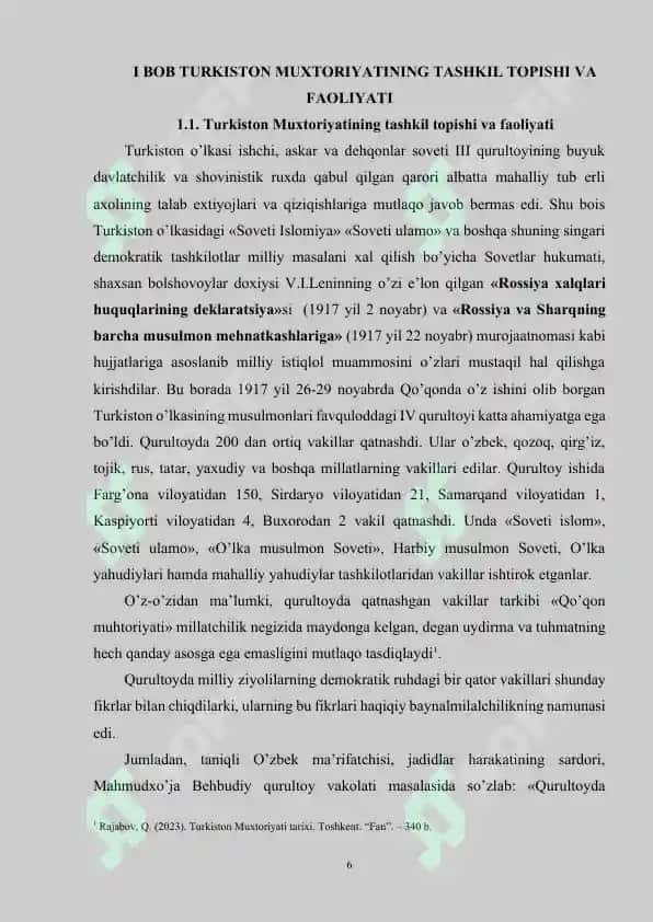 Turkiston muxtoriyati va uning tugatilishi 6