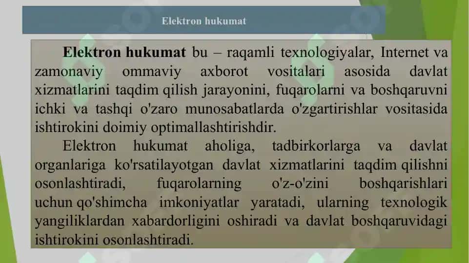 Elektron hukumat 8