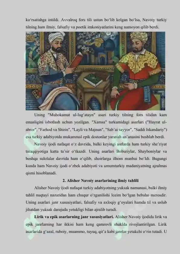 Alisher Navoiy ijodining ilmiy mezonlar asosida o‘rganilishi 3