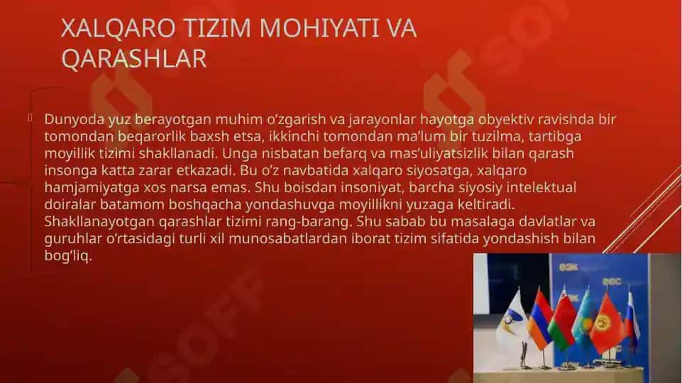 Xalqaro tizimning turlari va tuzilmalari 3