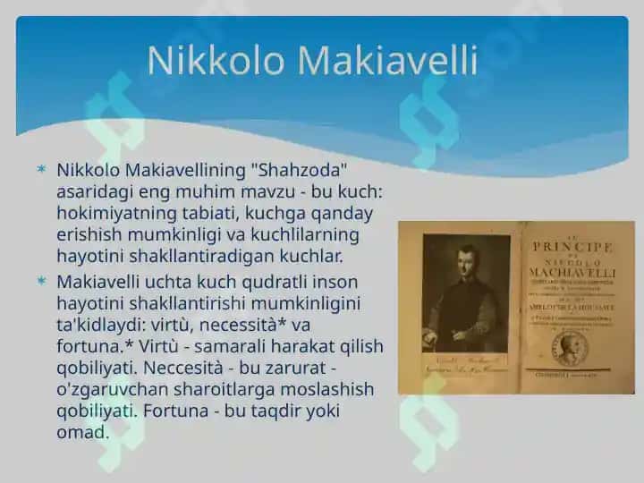 XMNdagi asosiy paradigmalar va maktablar (klassik nazariyasi) 3