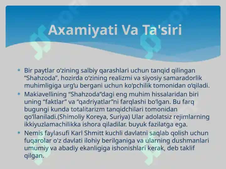 XMNdagi asosiy paradigmalar va maktablar (klassik nazariyasi) 4