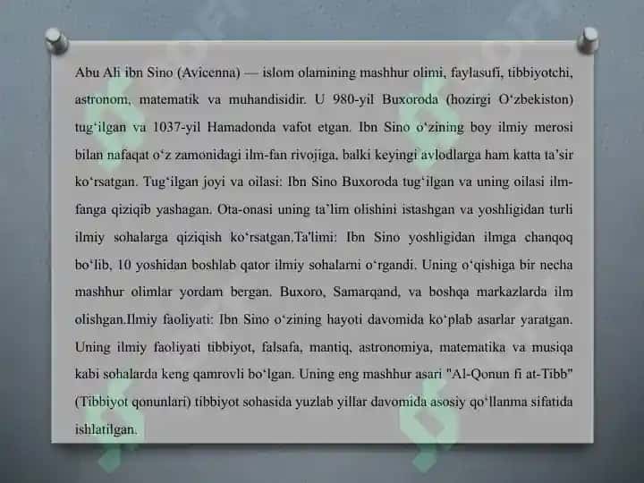 Abu Ali Ibn Sino (Avicenna) 3