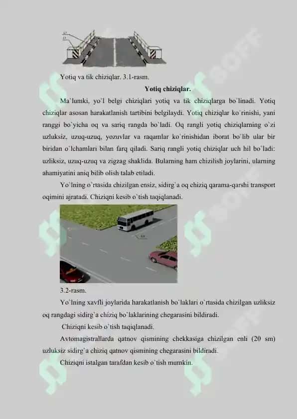 Signal va yo'l belgilari 5