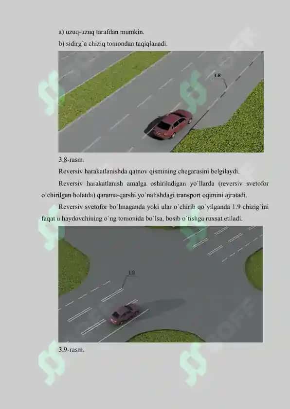 Signal va yo'l belgilari 8