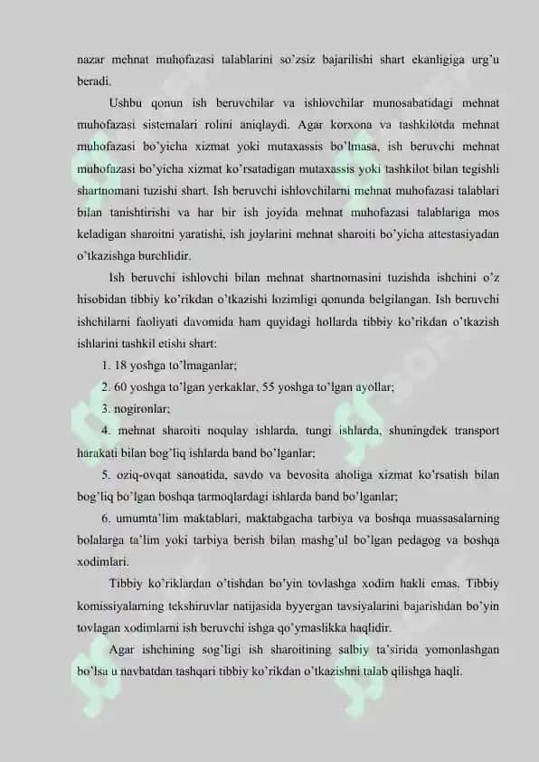 Hayot faoliyat xavfsizligini taminlashni huquqiy me’yoriy va tashkiliy asoslari 4