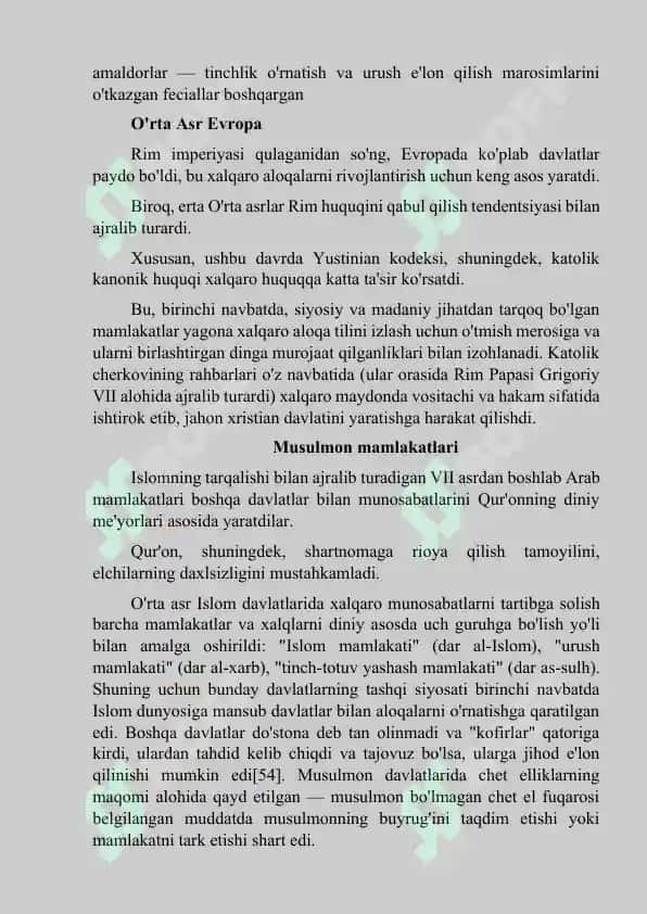 Xalqaro huquq tarixi va rivojlanishi 3